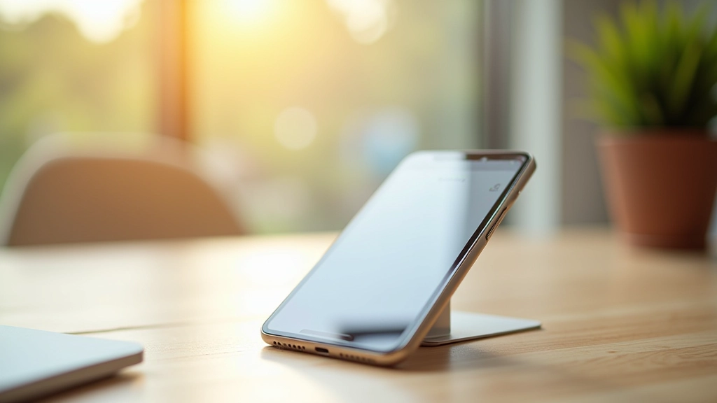 Mobilní telefon se spořící aplikací a přehledem zůstatku na spořícím účtu